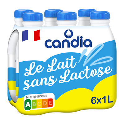 Candia – Le Lait Sans Lactose 1,20 € DE RÉDUCTION