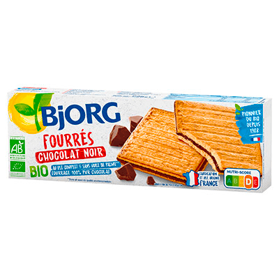 Bjorg – Biscuits Bjorg Fourrés au chocolat 0,40 € DE RÉDUCTION