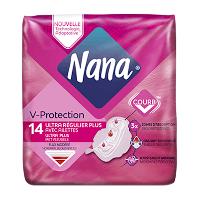Nana – Serviettes Ultra 0,40 € DE RÉDUCTION