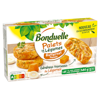 Bonduelle – Palets de légumes 0,50 € DE RÉDUCTION