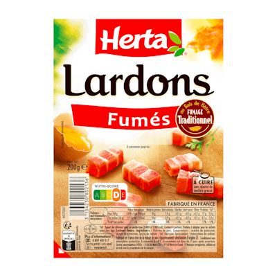 Herta – Lardons et allumettes 0,40 € DE RÉDUCTION